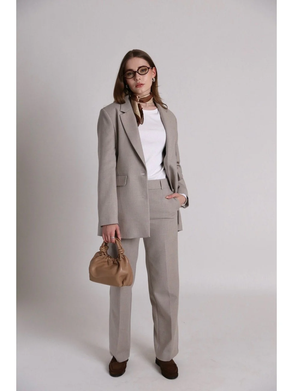 Rita relaxed blazer - island fossil - Image 6