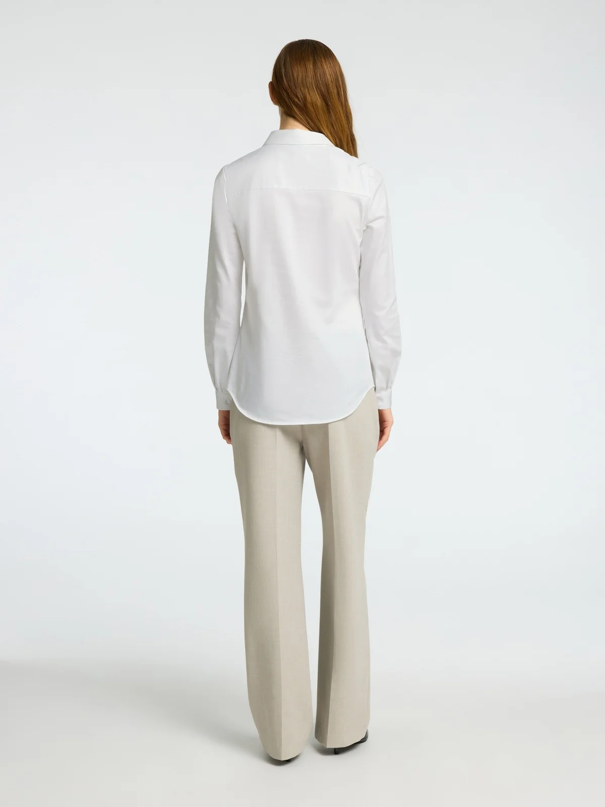 Romie fitted skjorte - bright white - Image 3