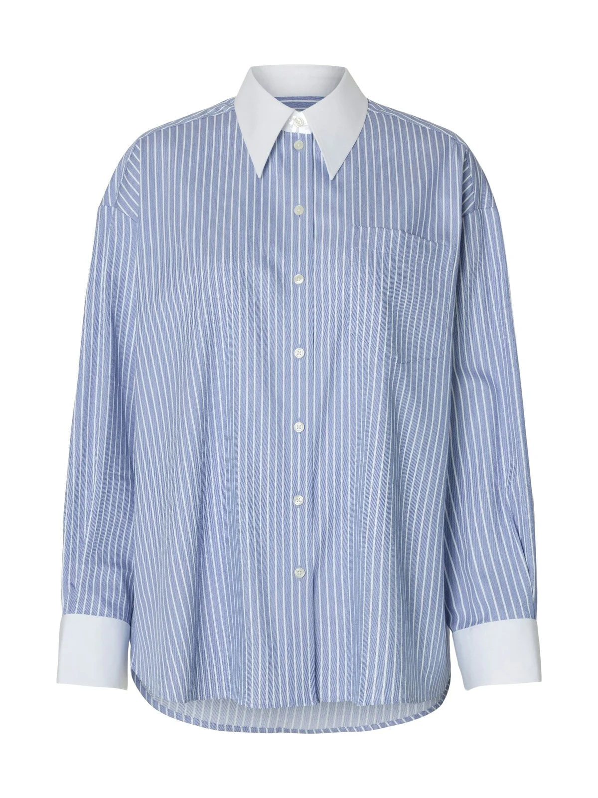 Romie oversize skjorte - dusty blue