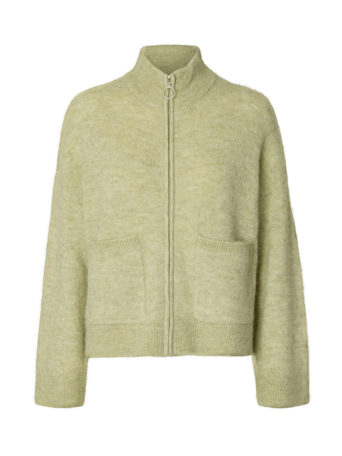 Sia knit zipper cardigan - lint