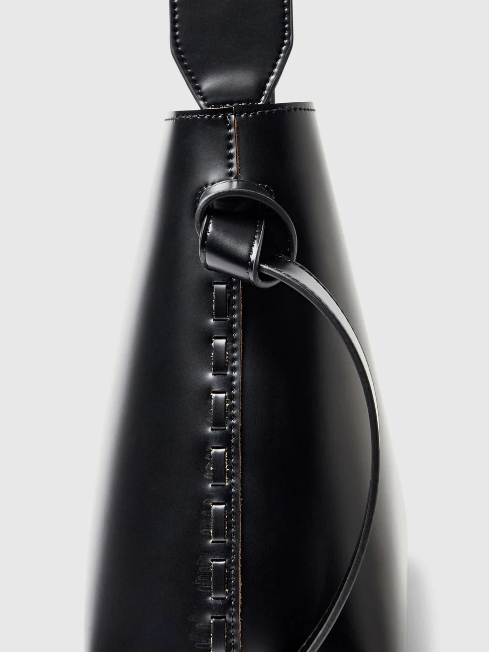 Stella medium leather veske - black - Image 2