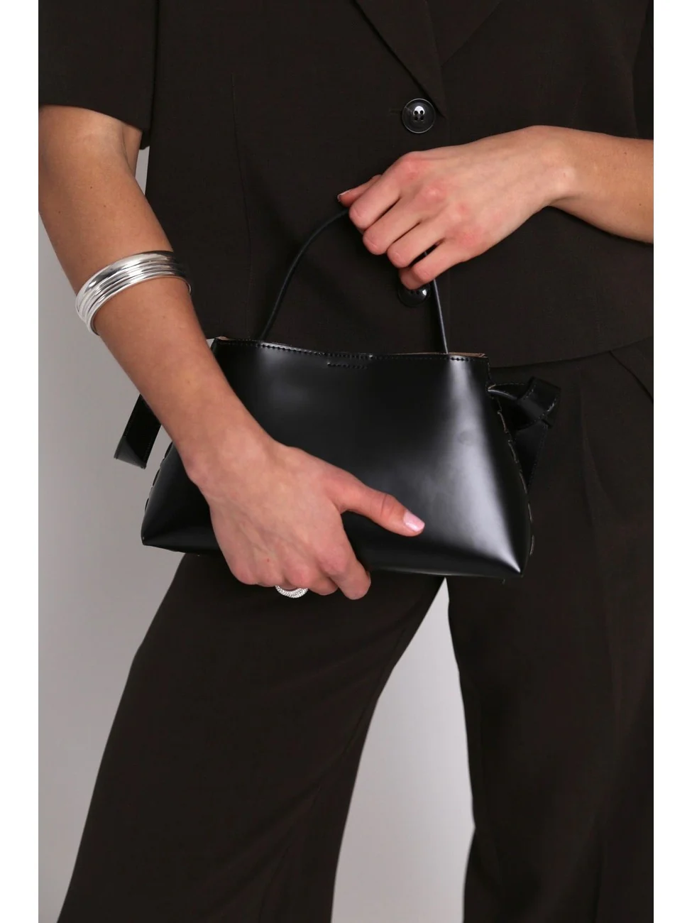 Stella mini leather veske - black - Image 7