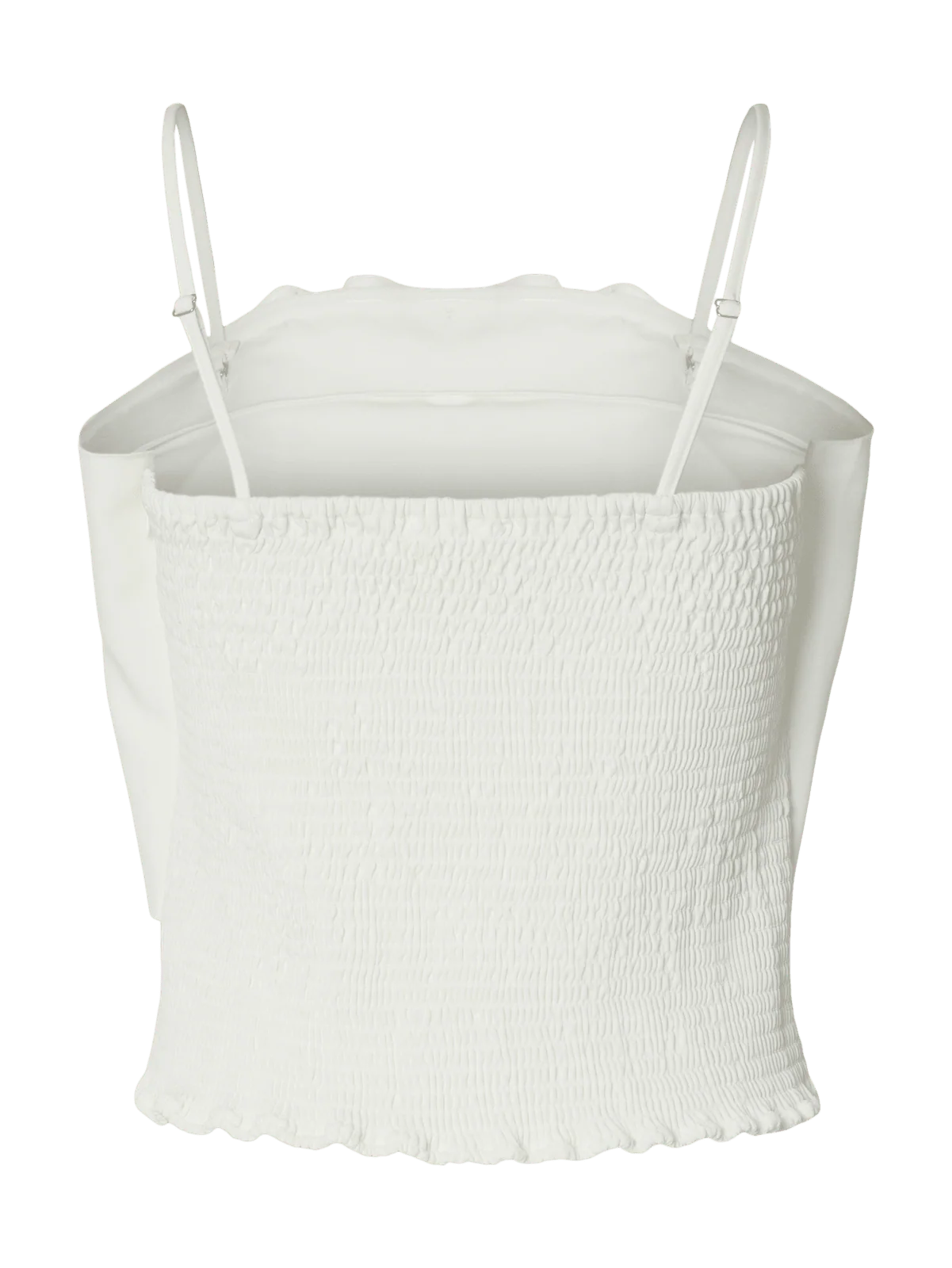 Vinelle pleated bandeau topp - snow white - Image 2