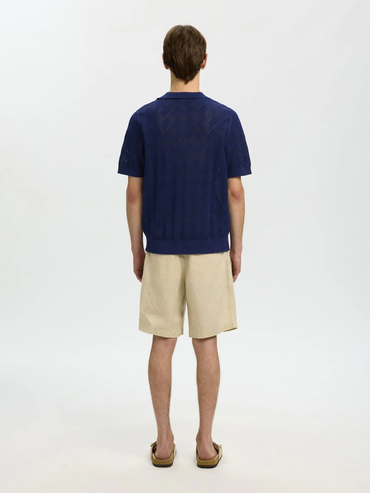 Arco knit polo skjorte - ocean cavern - Image 3