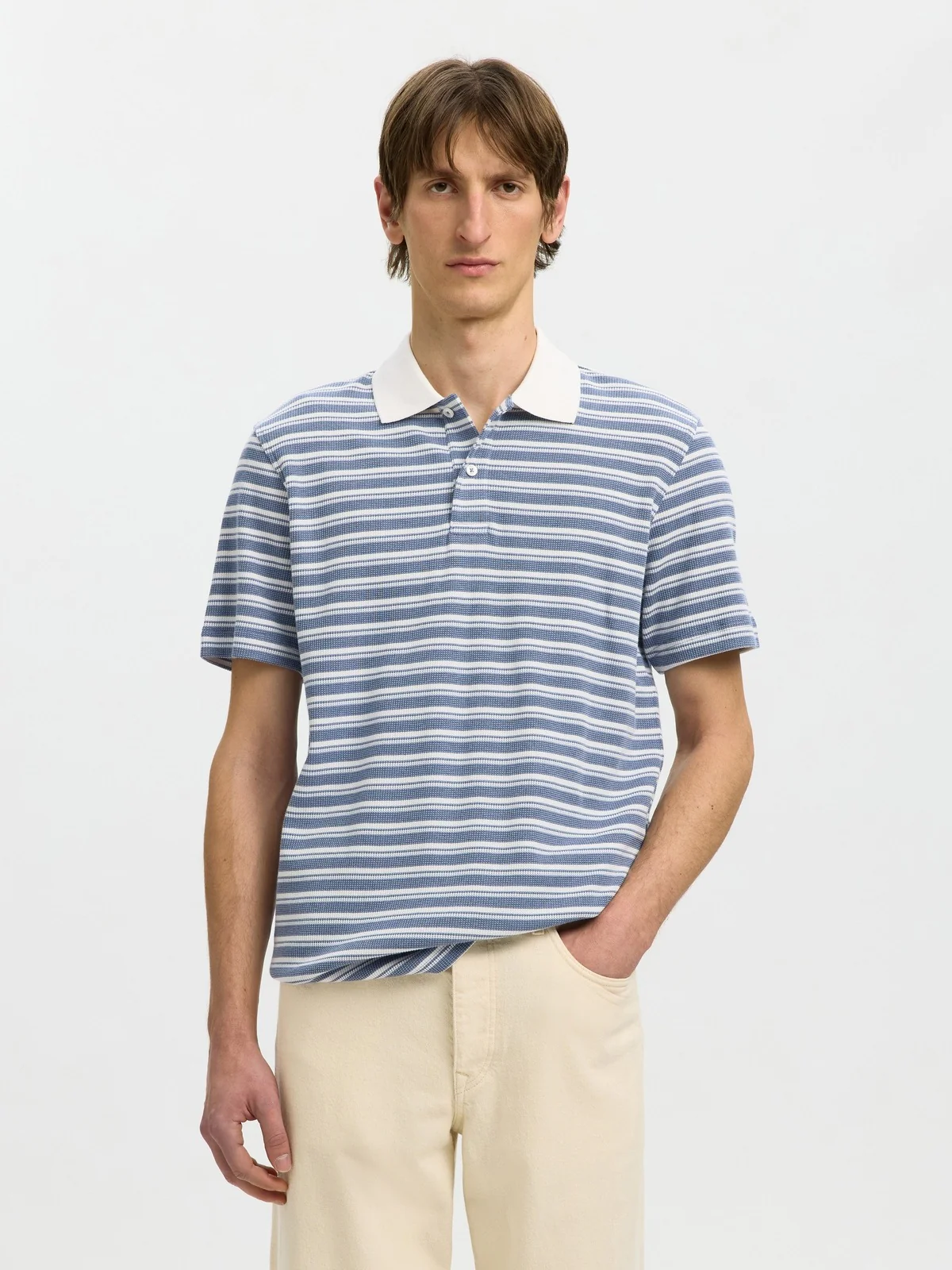 Blaze polo - egret
