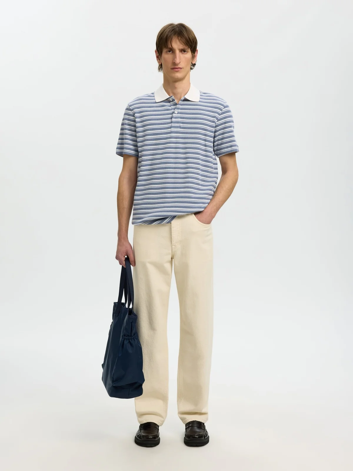 Blaze polo - egret - Image 4