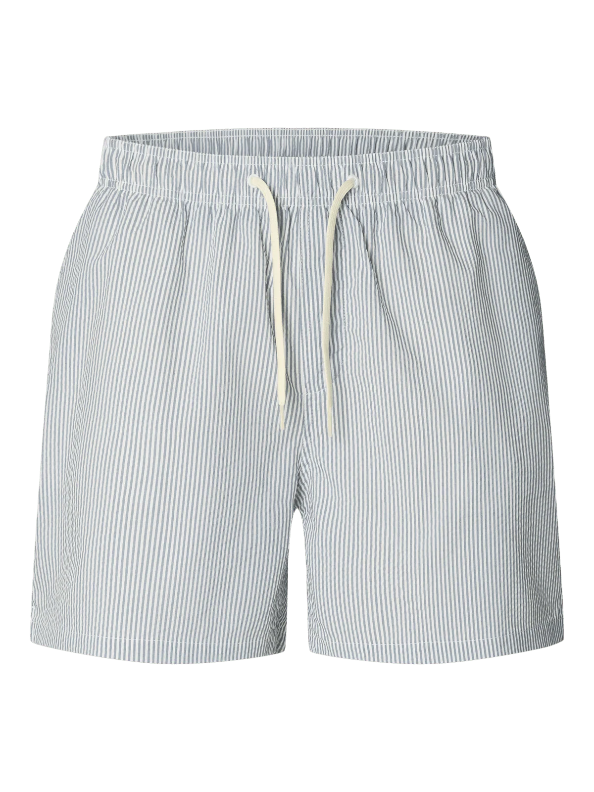 Cooper seersucker badeshorts - blue mirage