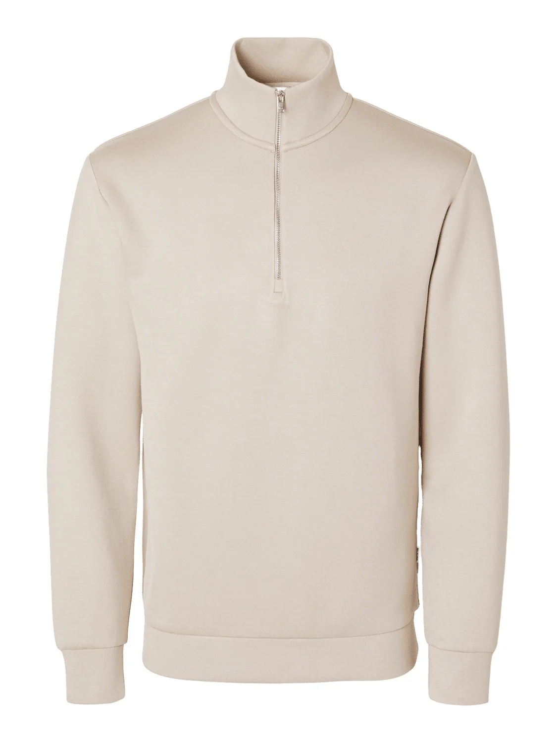 Emanuel soft zip high neck - pure cashmere