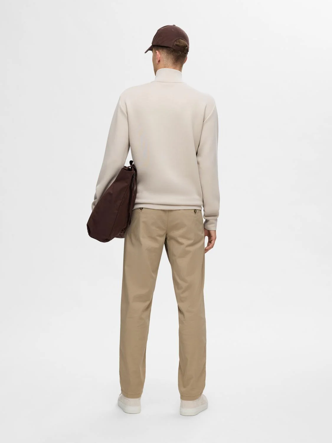 Emanuel soft zip high neck - pure cashmere - Image 4