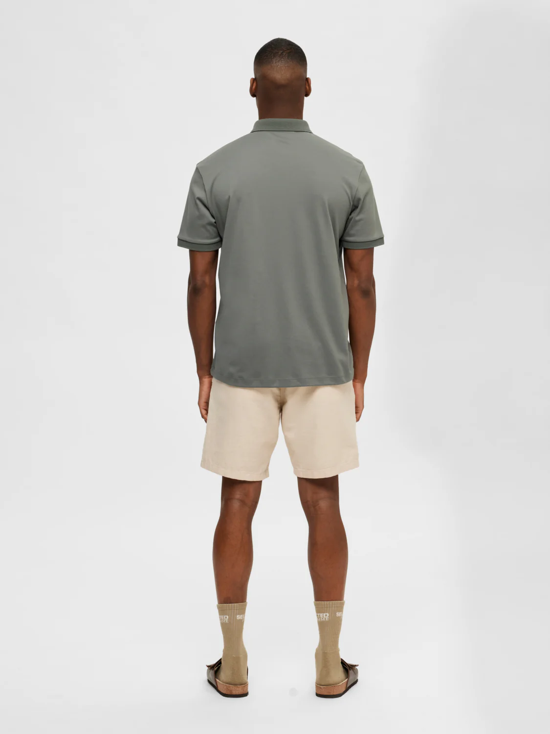 Fave zip polo - agave green - Image 4