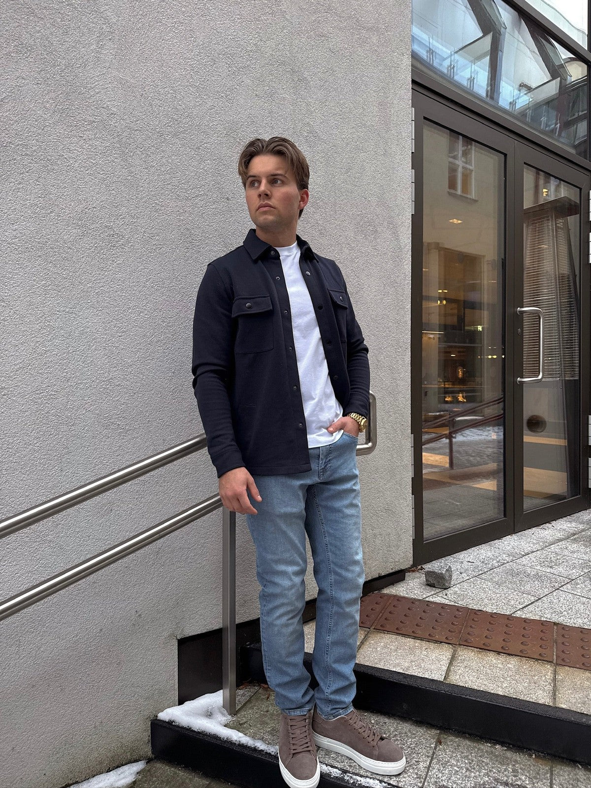 Jackie sweat jakke - navy blazer - Image 3