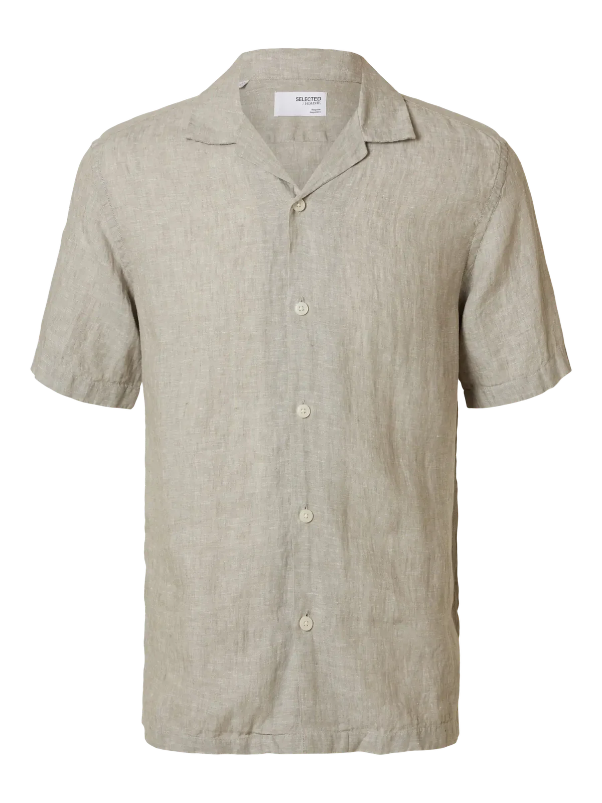 Kylian lin skjorte resort - vetiver