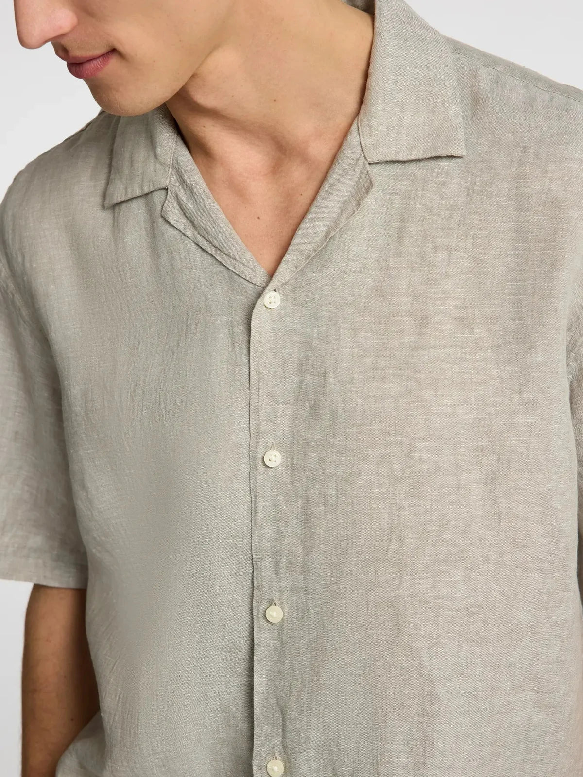 Kylian lin skjorte resort - vetiver - Image 5