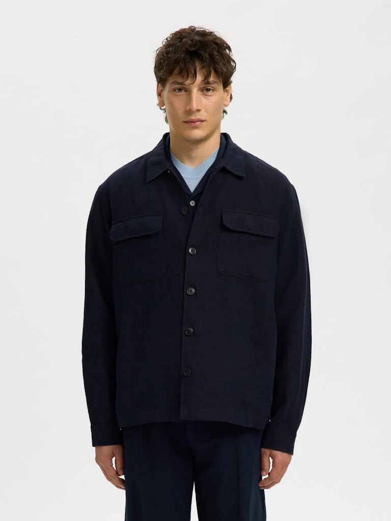 Leroy lin overshirt - sky captain - Image 6