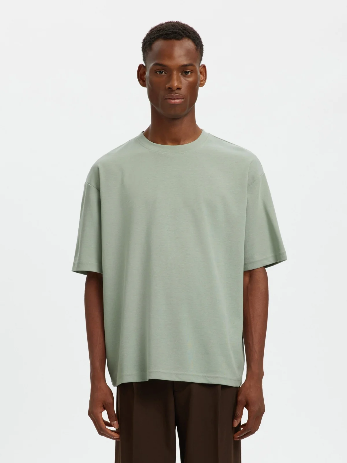 Loose oscar t-skjorte - aqua gray - Image 2