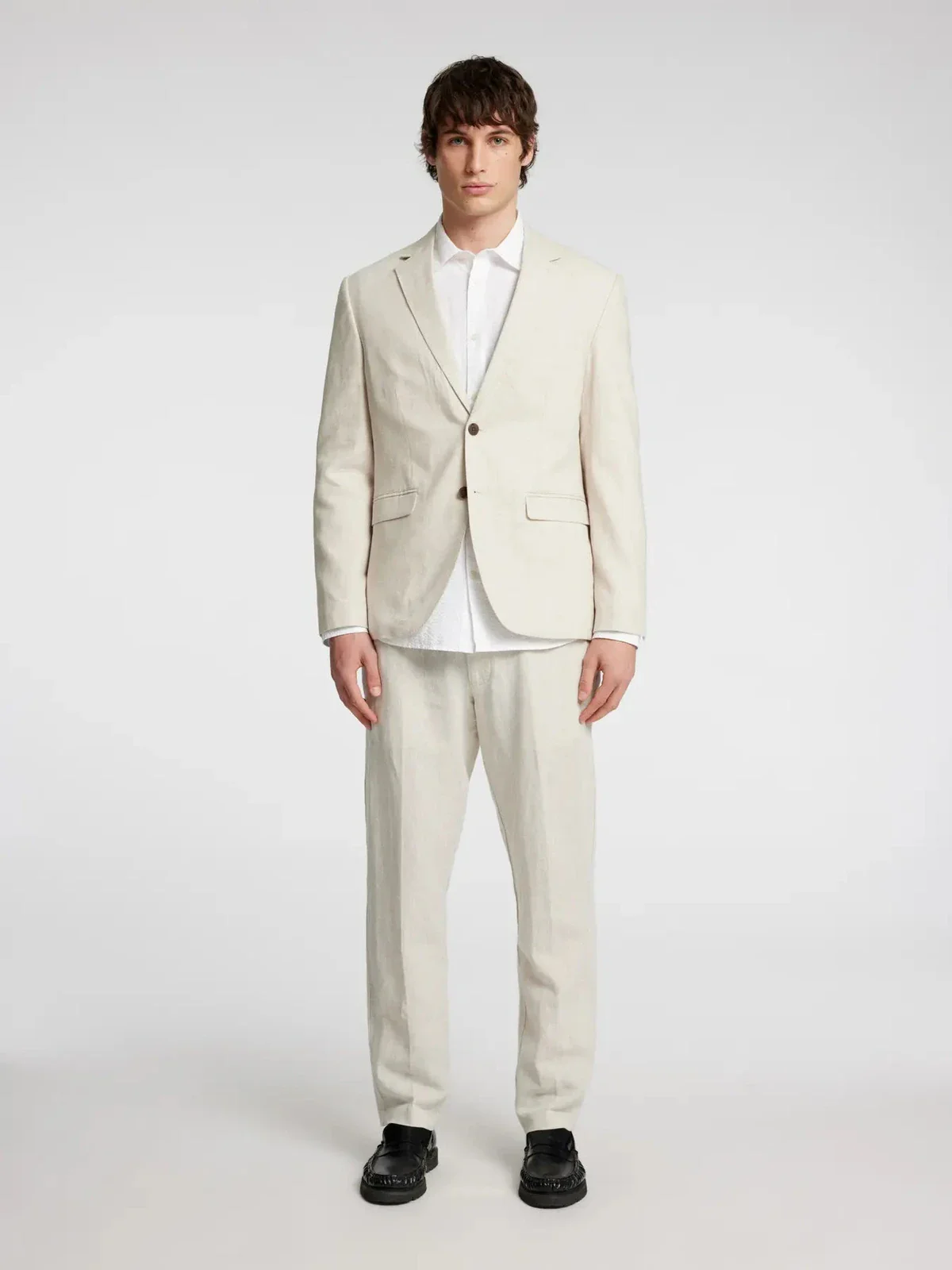 Malik sun lin blazer - oatmeal - Image 4