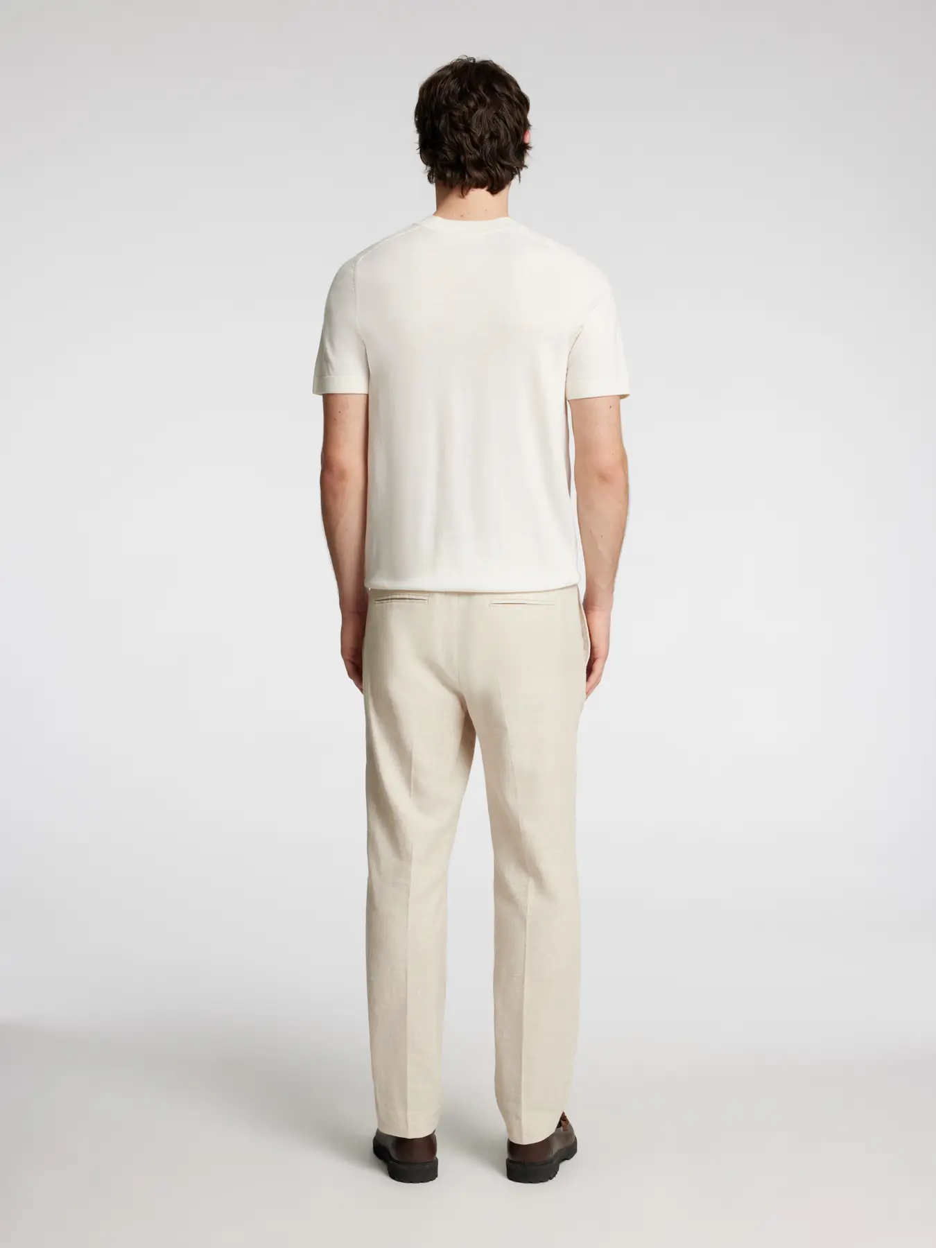 Malik sun lin dressbukse - oatmeal - Image 3