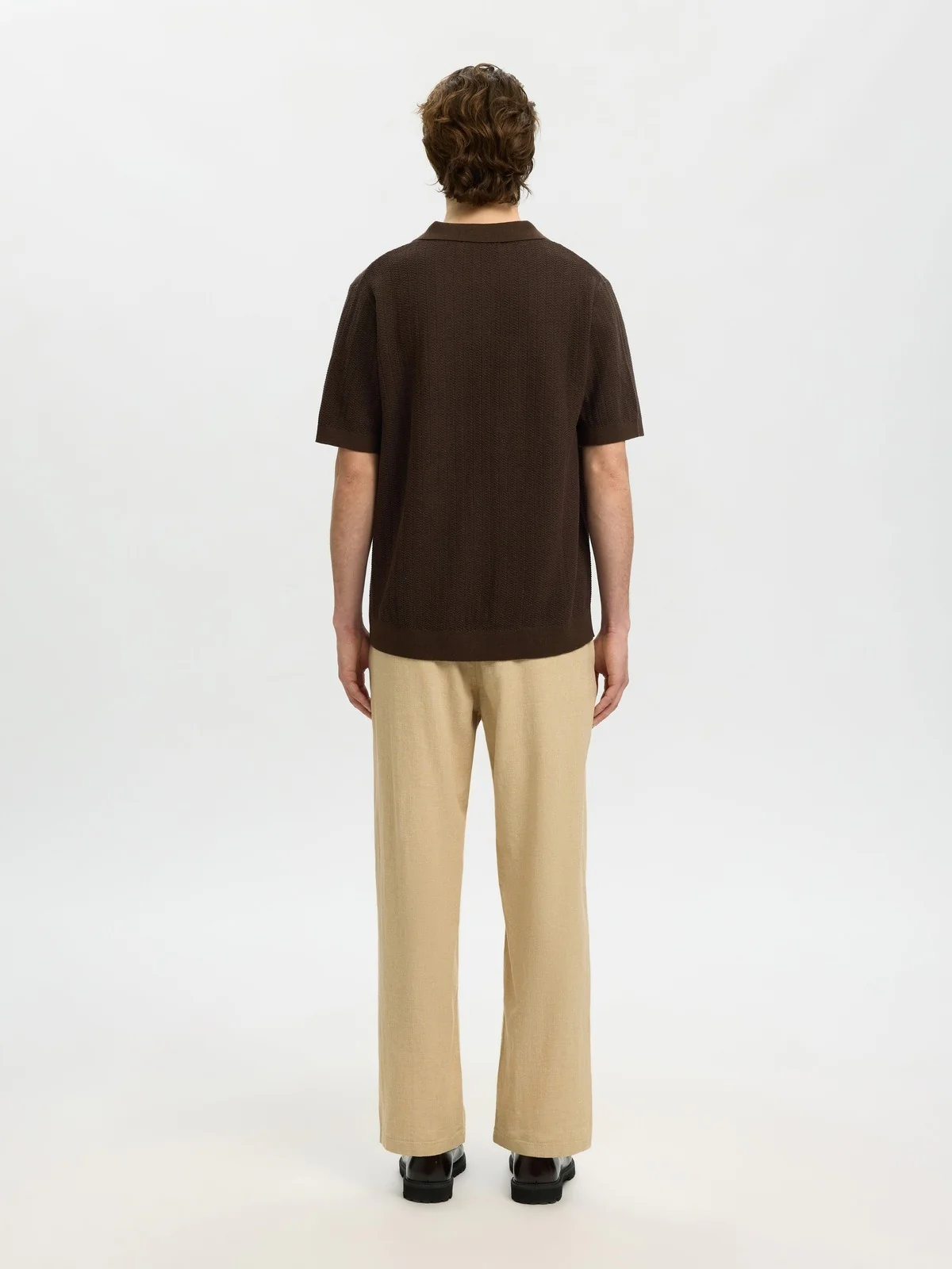 Mattis lin blend polo t-skjorte - delicioso - Image 3