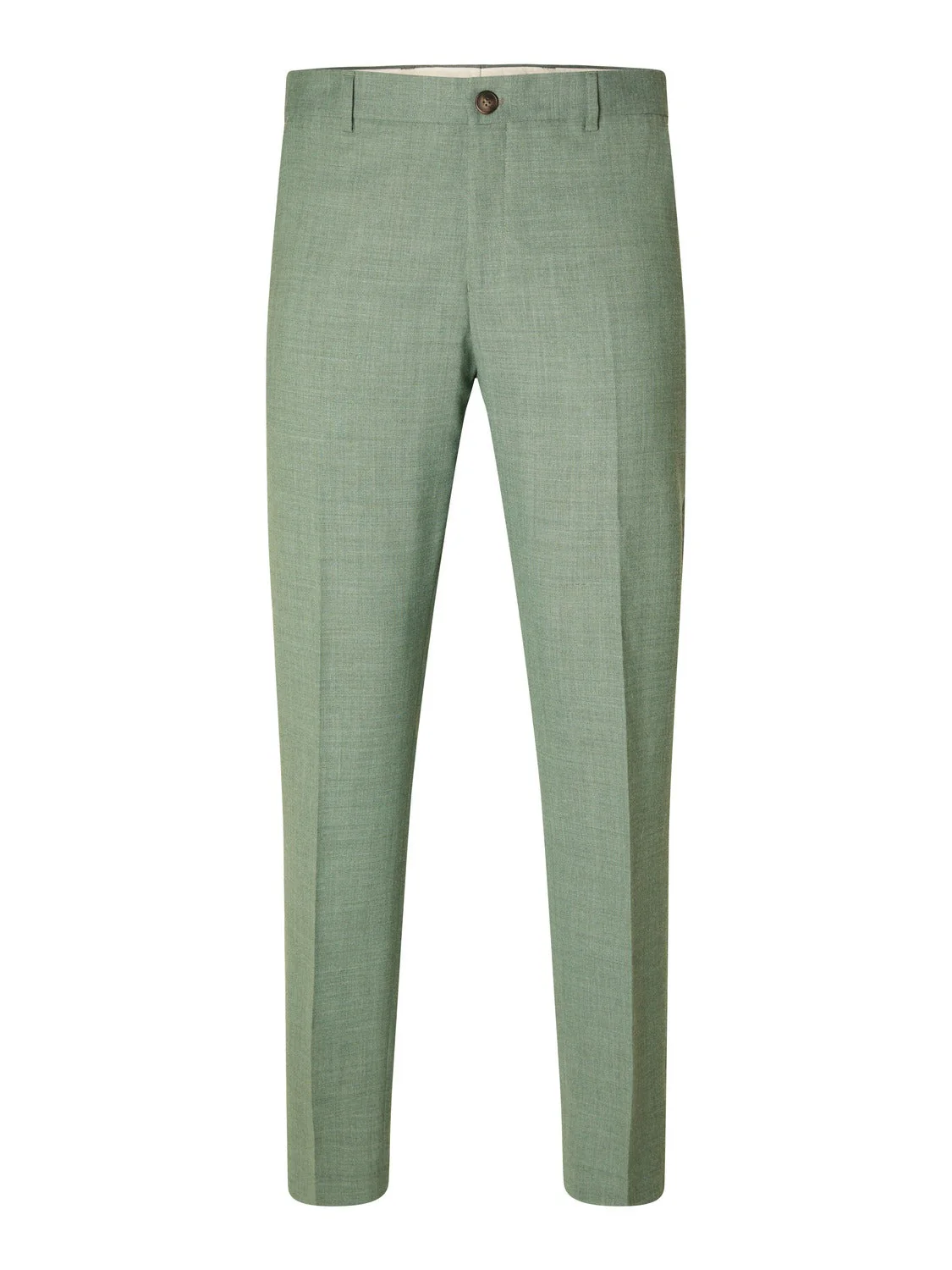Oasis lin dressbukse - light green melange