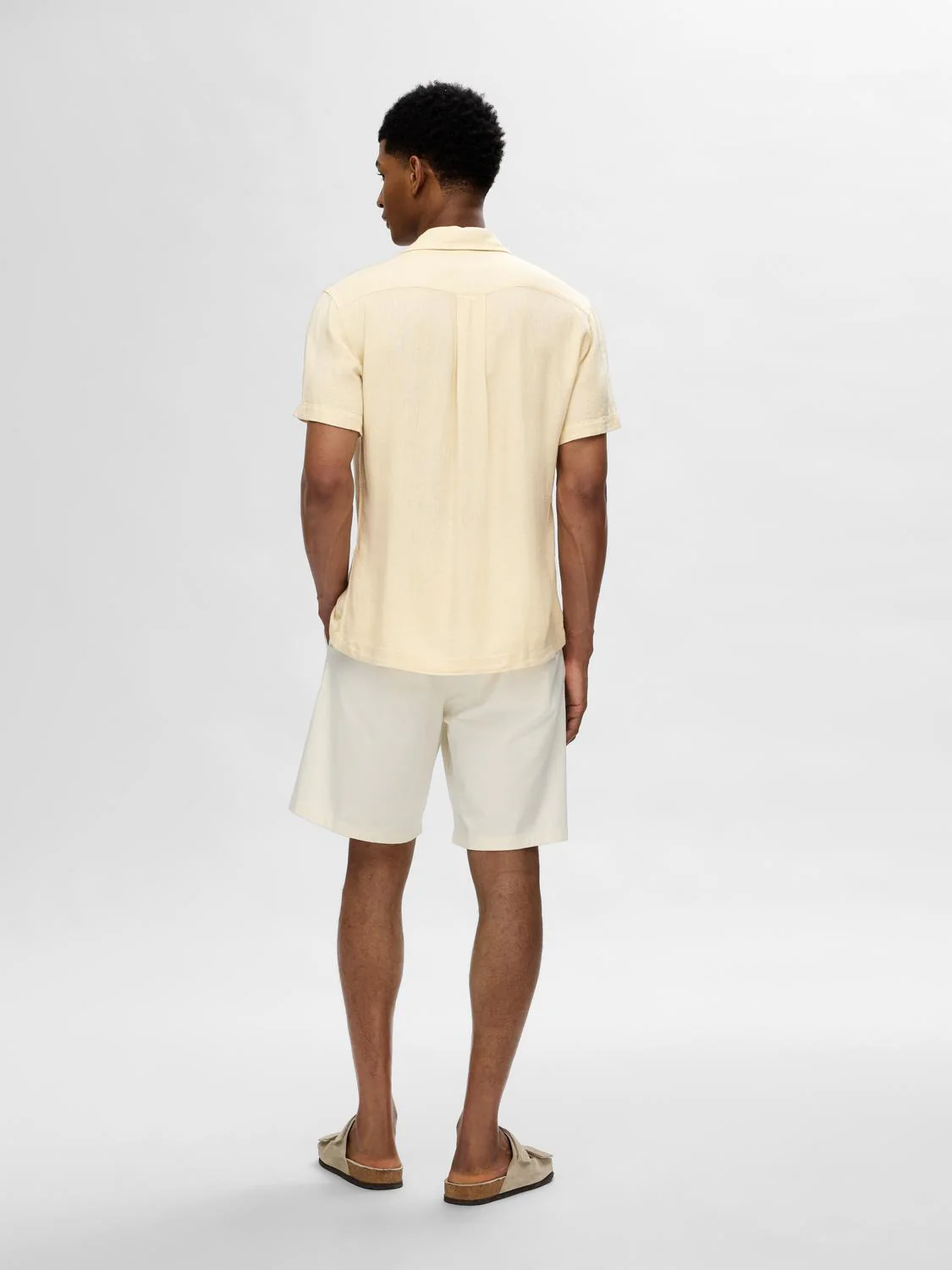 Reg guayabera skjorte resort - fog - Image 4