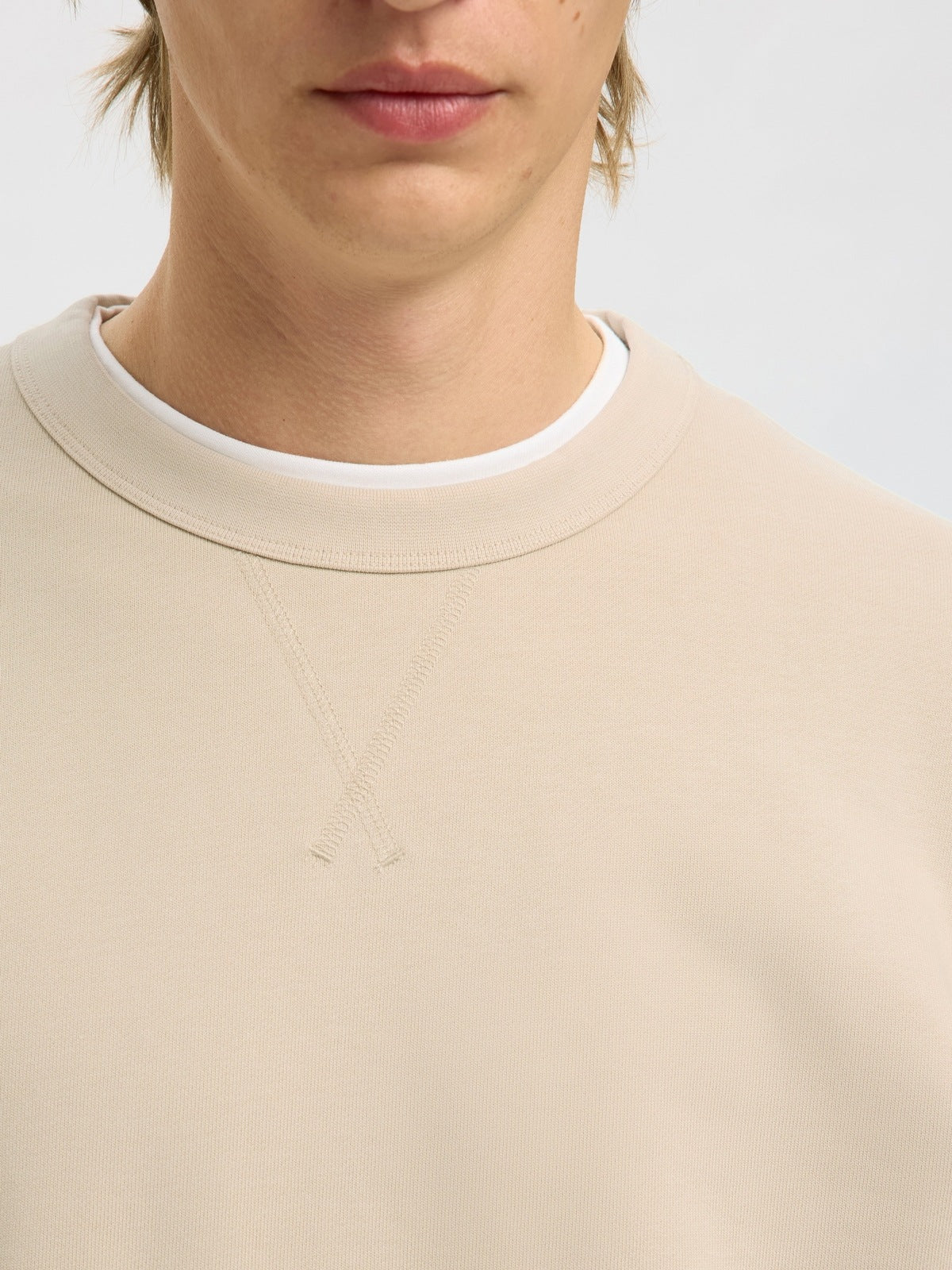 Relaxluke sweat crew neck - oatmeal - Image 4