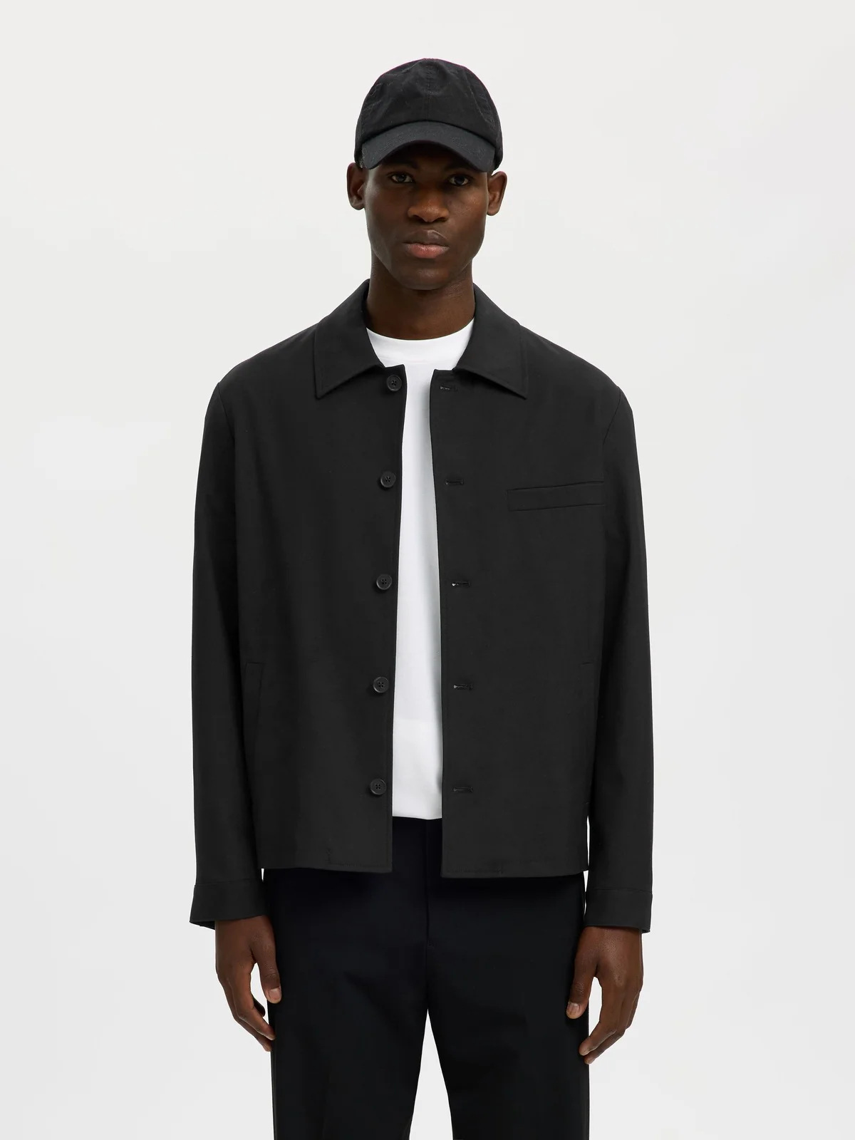 Robert overshirt - black