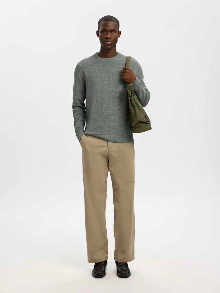Ross knit crewneck - balsam green - Image 2