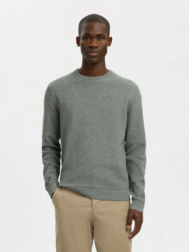 Ross knit crewneck - balsam green - Image 4
