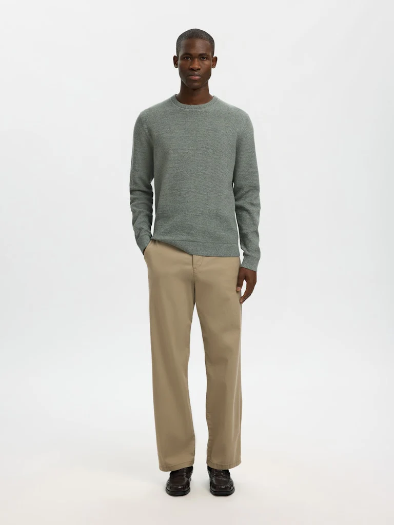 Ross knit crewneck - balsam green - Image 5