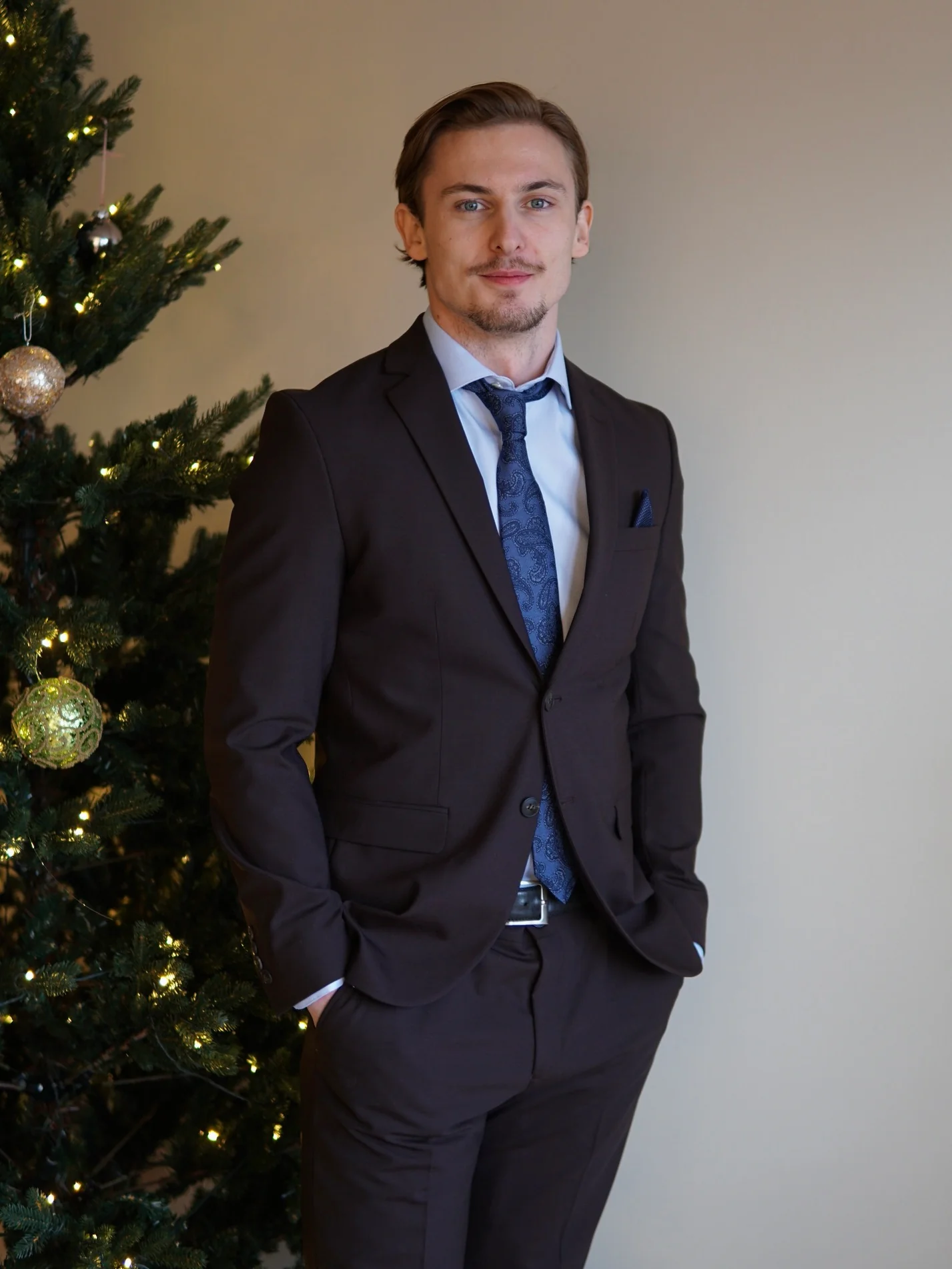 Slim elon blazer - brown stone - Image 4