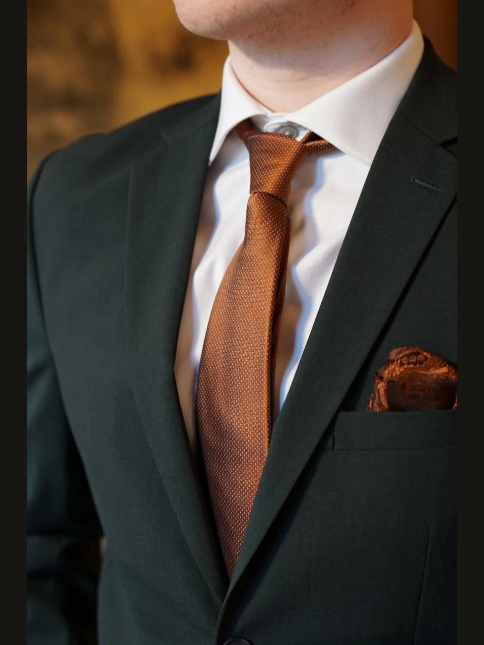 Slim elon blazer - dark green - Image 6