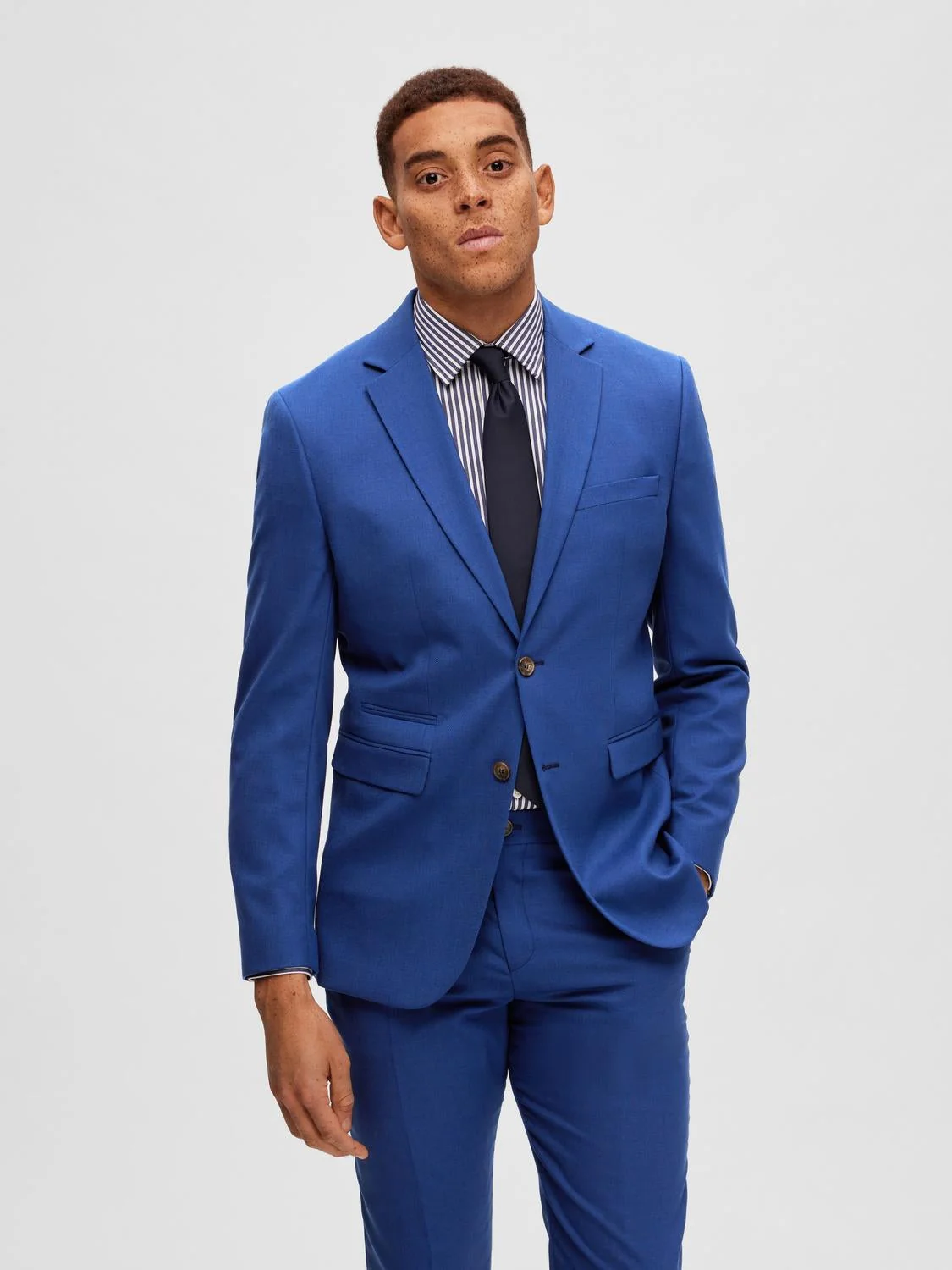 Slim neil blazer - blue depths - Image 3