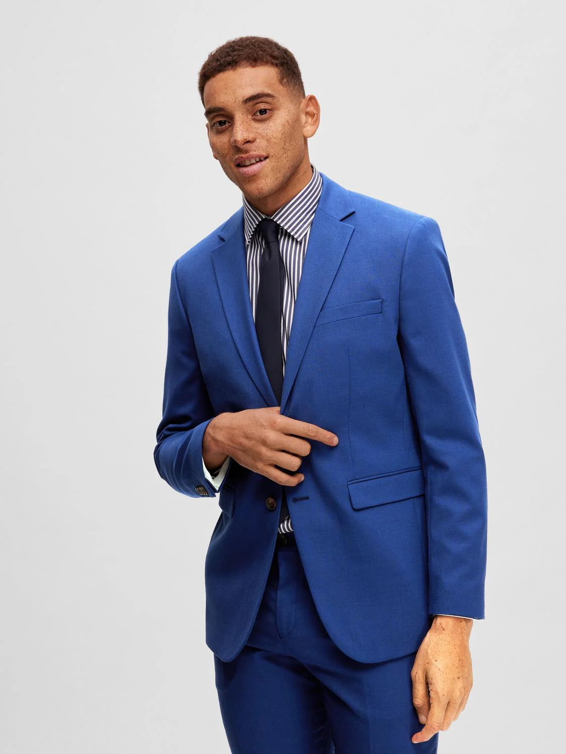 Slim neil blazer - blue depths - Image 7