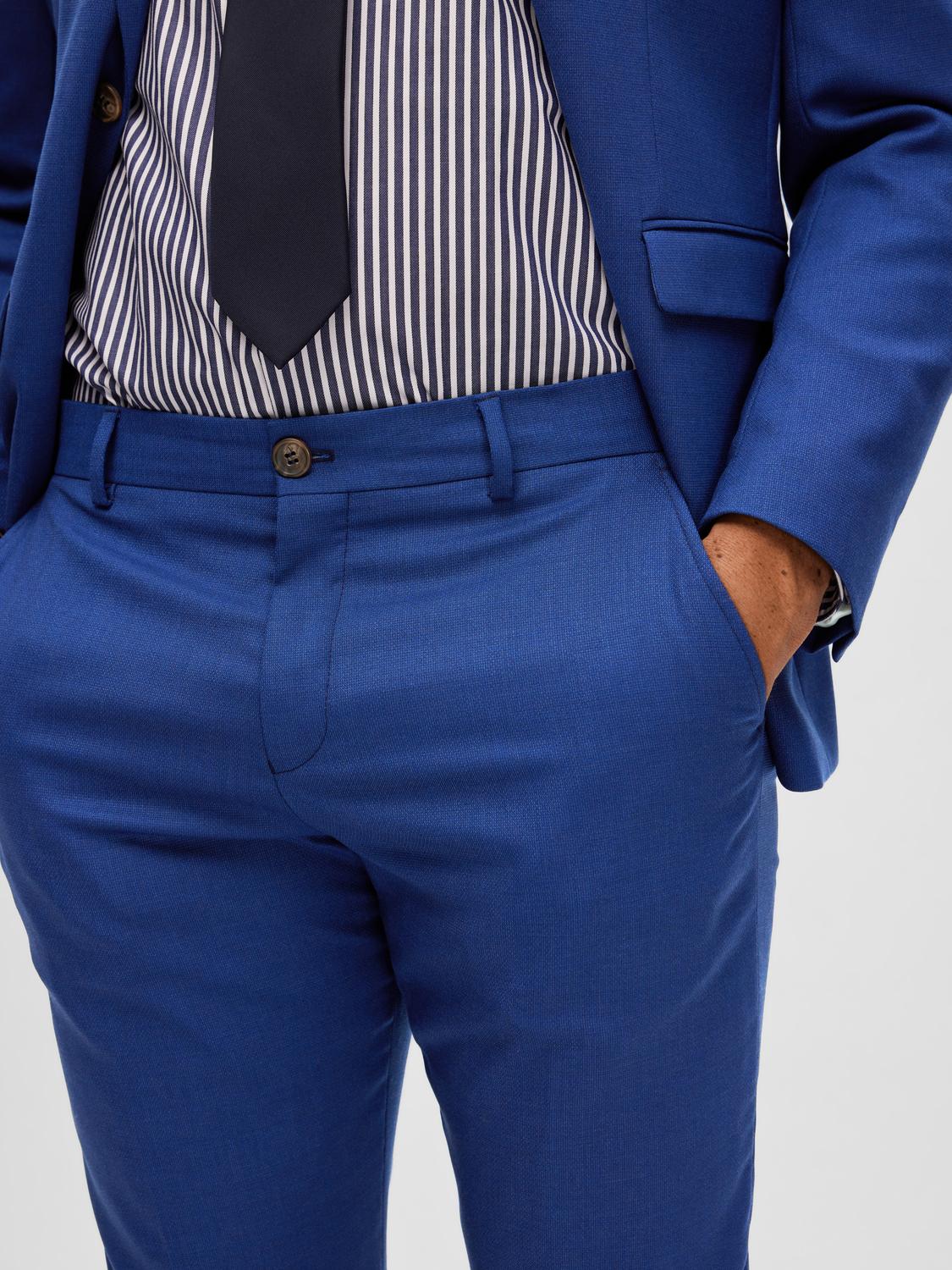 Slim neil dressbukse - blue depths - Image 5