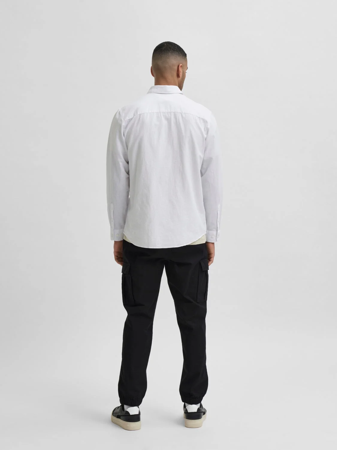 Slim new sun skjorte - white - Image 5