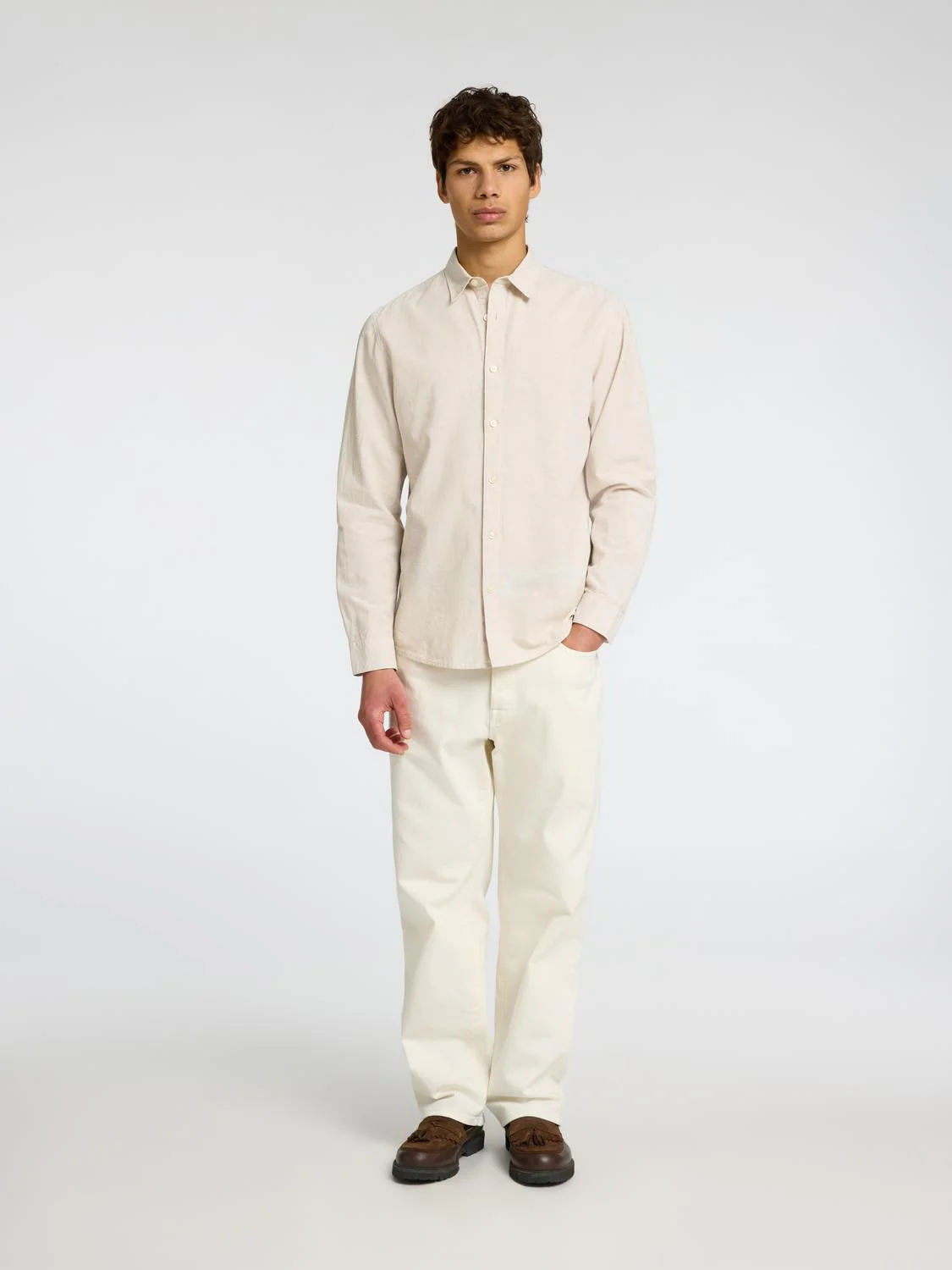 Slim sun skjorte - pure cashmere - Image 2