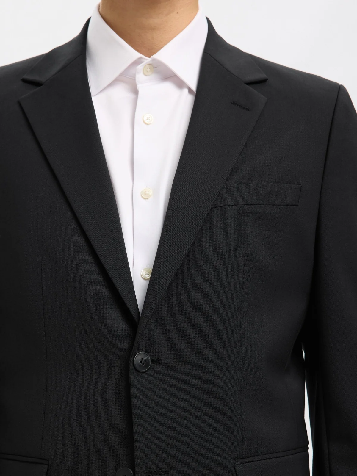Slim theo ull blazer - black - Image 3