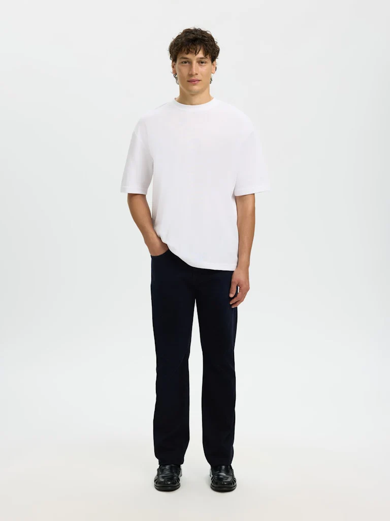 Straight cleo flex jeans - blue black denim - Image 5