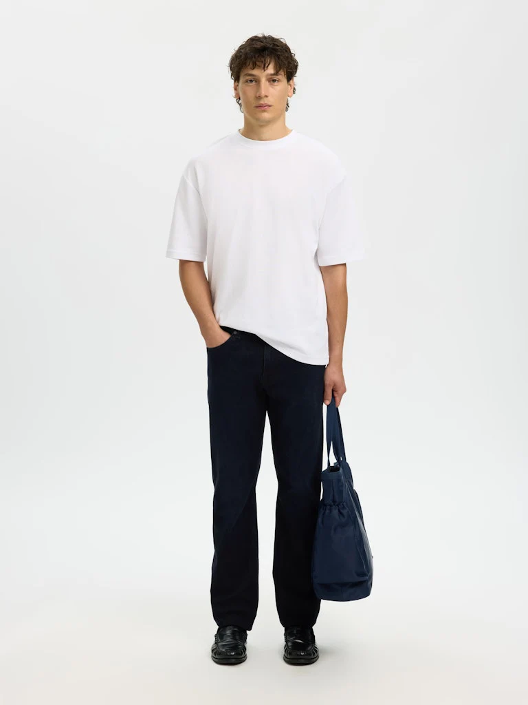 Straight cleo flex jeans - blue black denim - Image 6