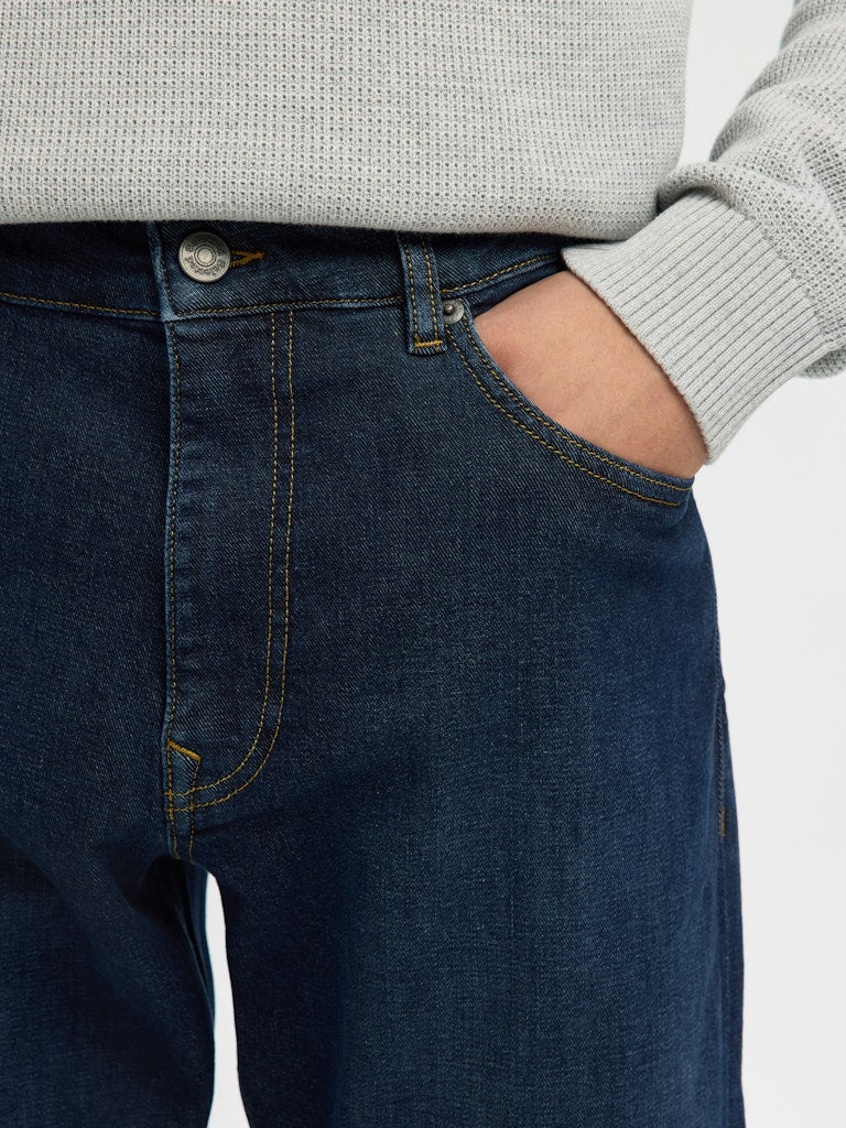 Straight cleo flex jeans - dark blue denim - Image 5