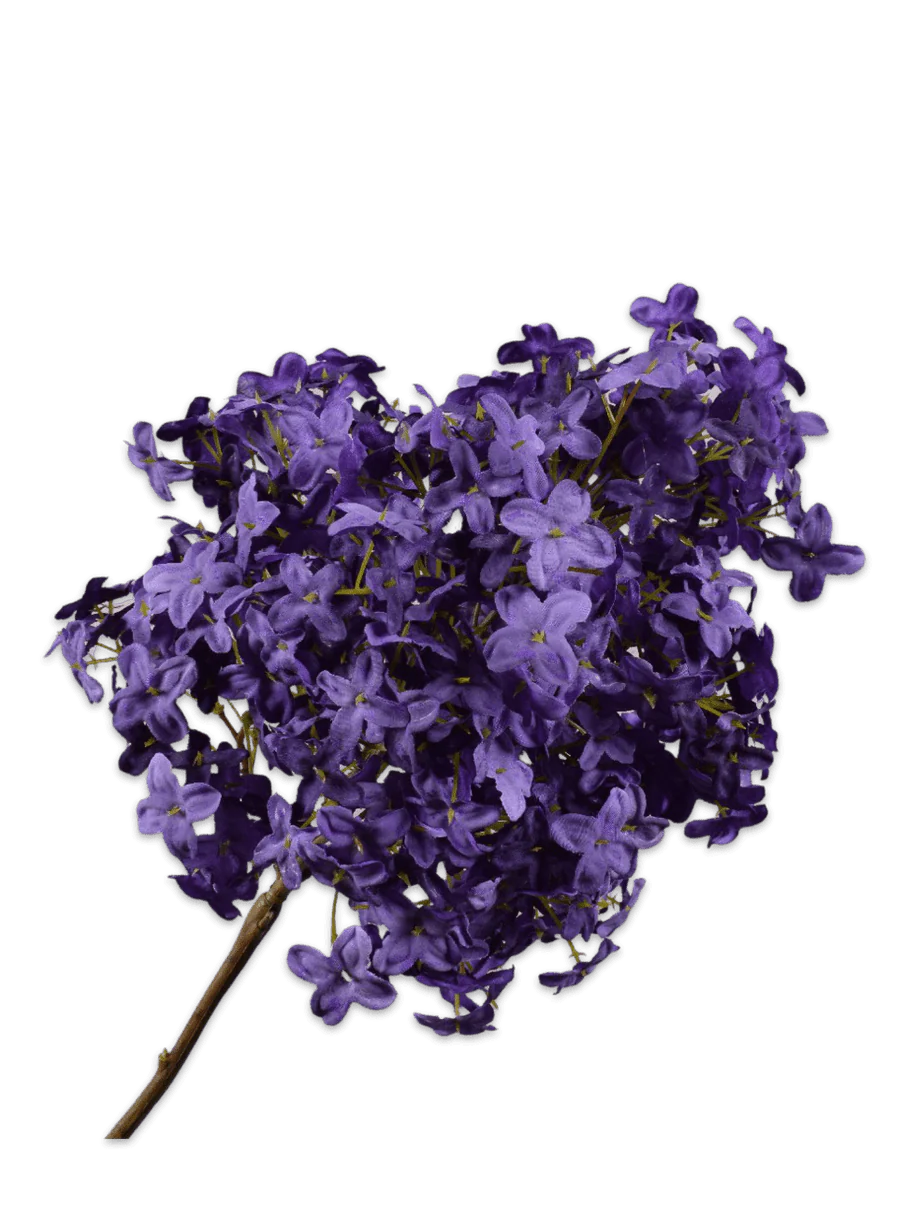 Hydrangea stem 96cm decor - purple
