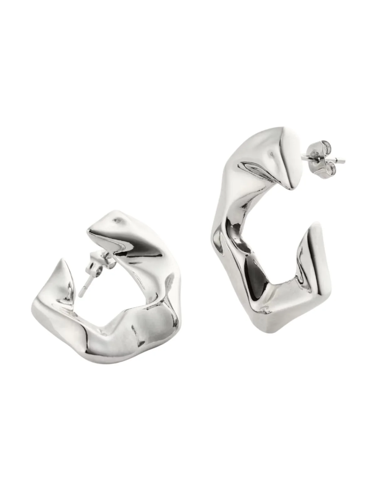 Keep it øredobber -  silver plated