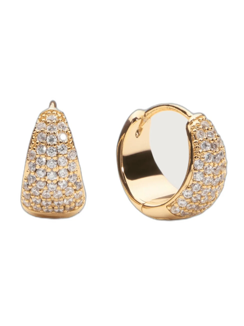 Weekend wander øredobber - gold plated