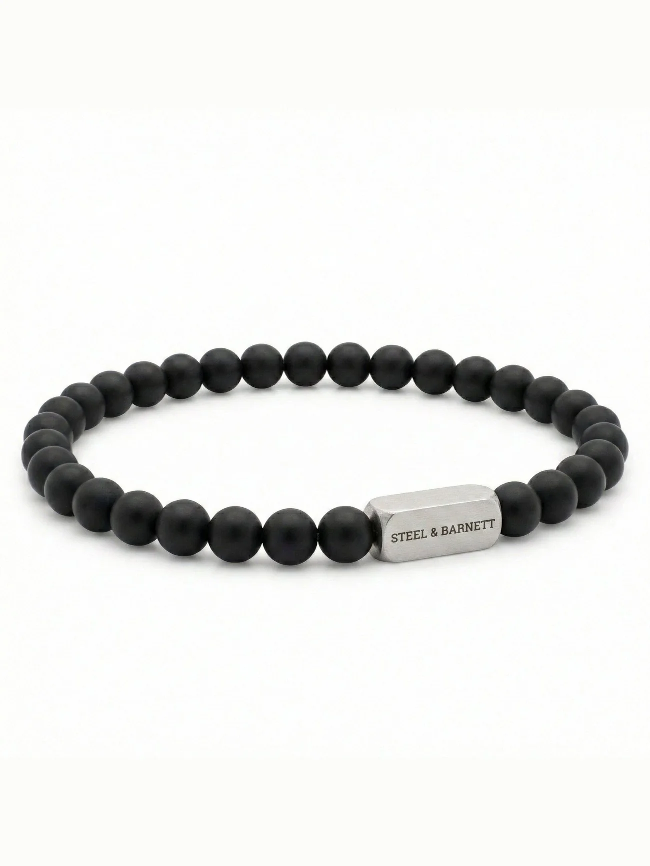 Stones bracelet basic - matt black - Image 4