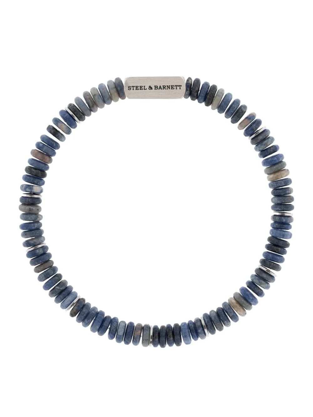 Stones bracelet two tone - matt sodalite