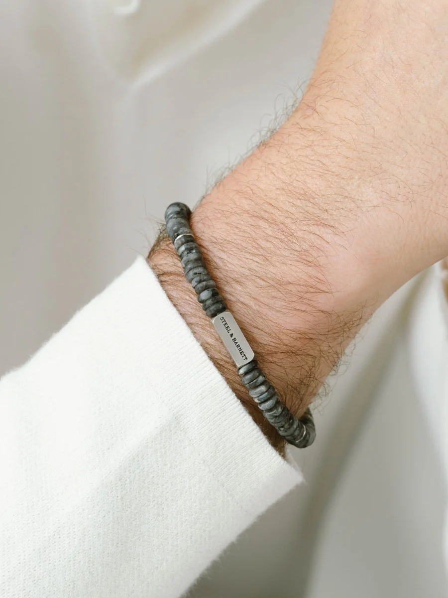 Stones bracelet two tone - matt spectrolite - Image 2