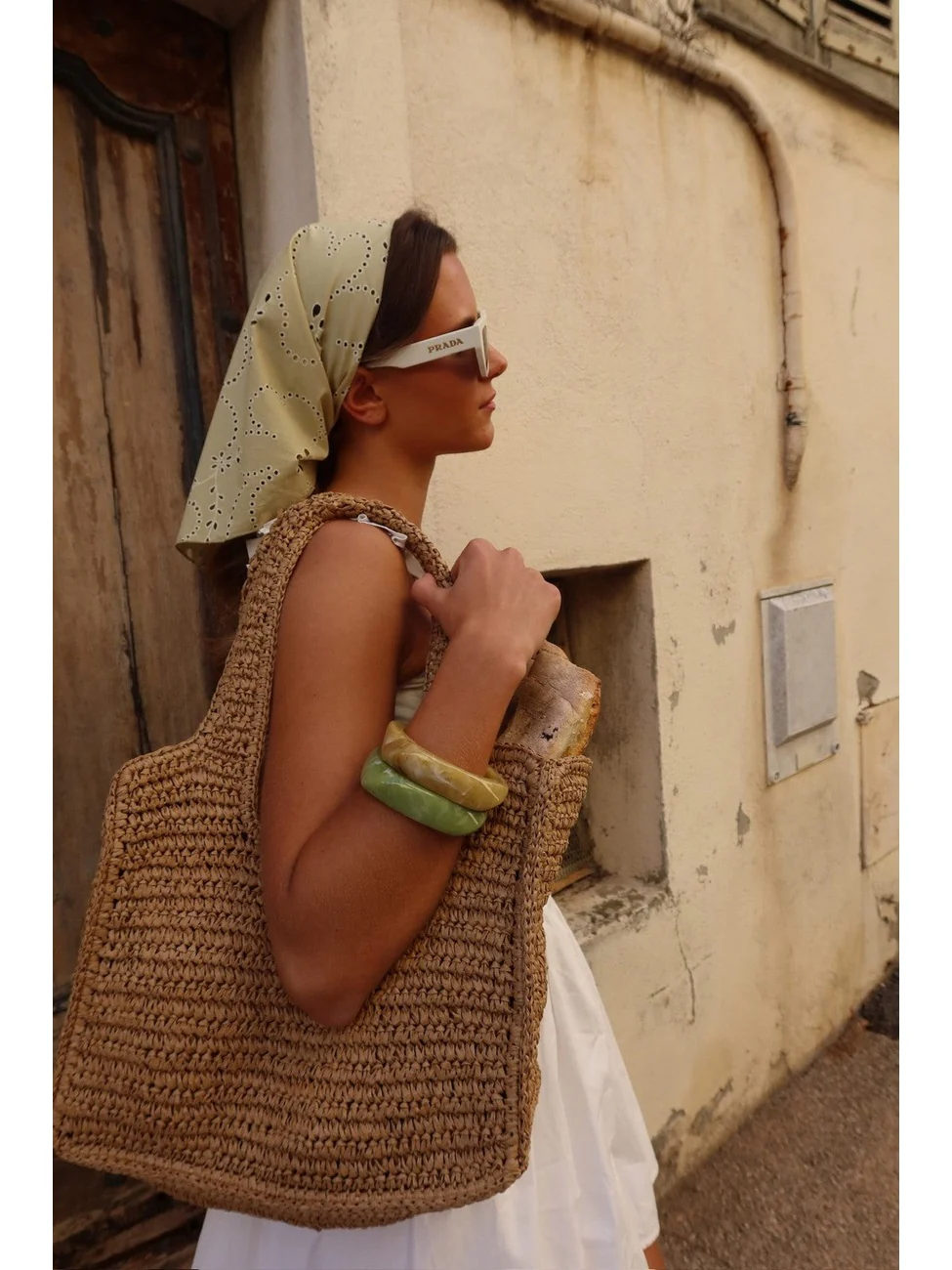 Chunky bangle - pistachio - Image 4
