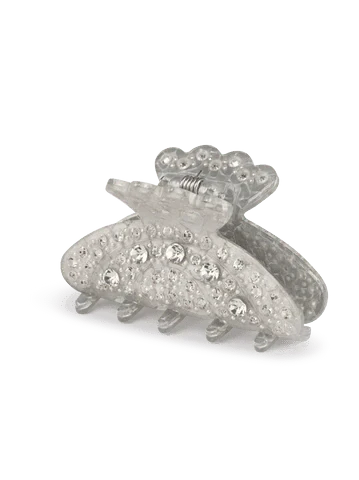 Helen snake mini hårklype - sneaky silver