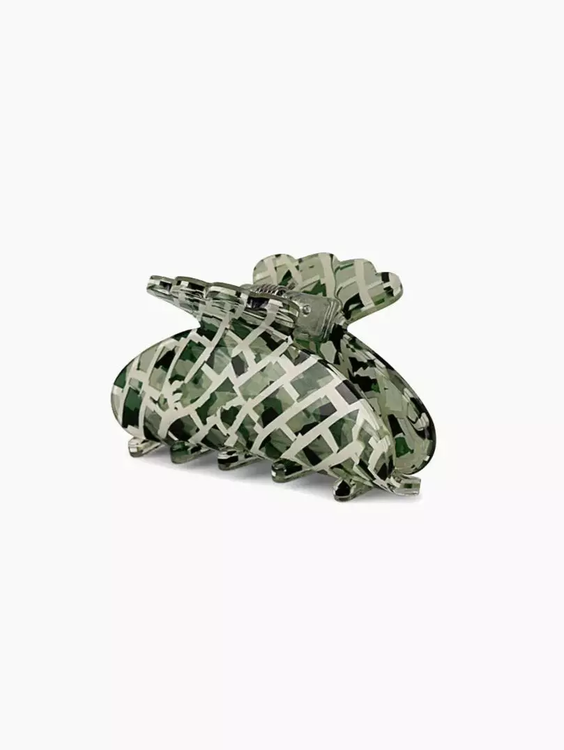 Helle focus mini hårklype - hunter green