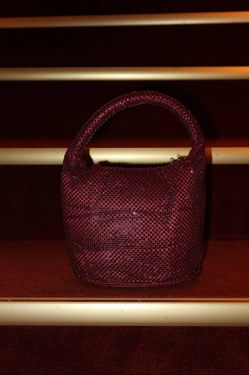 Midnight cherry veske - burgundy